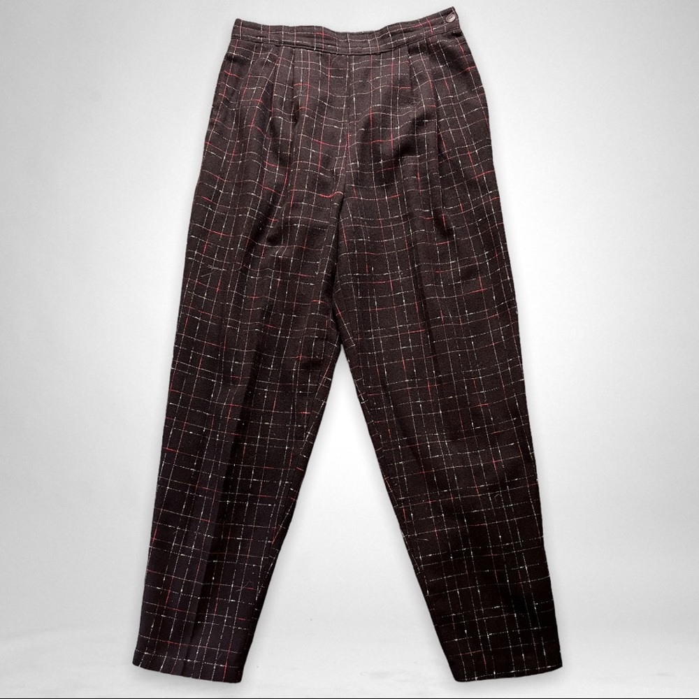 Vintage Women’s Black Trouser Pants Medium
